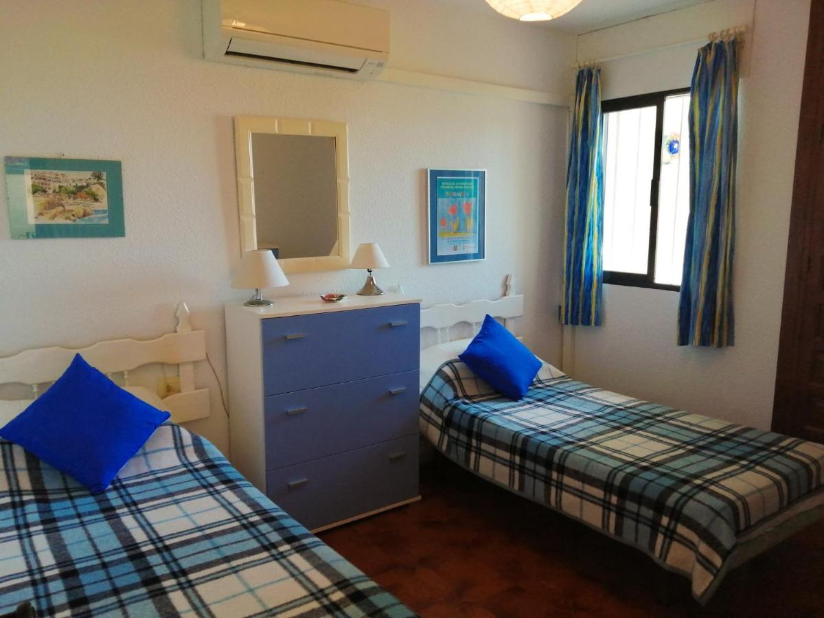 Sea & Pool View Garden Apartment Las Palmeras Nerja Exterior photo